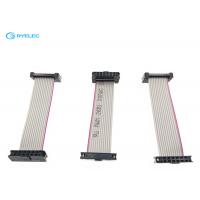 Quality Strain Relief Grey IDC Flat Ribbon Cable , 6-60 Pin 2mm Ribbon Cable Assembly for sale