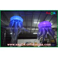 China 190T Nylon Cloth Jellyfish Inflatable Lighting Decoration With Led Light Party factory