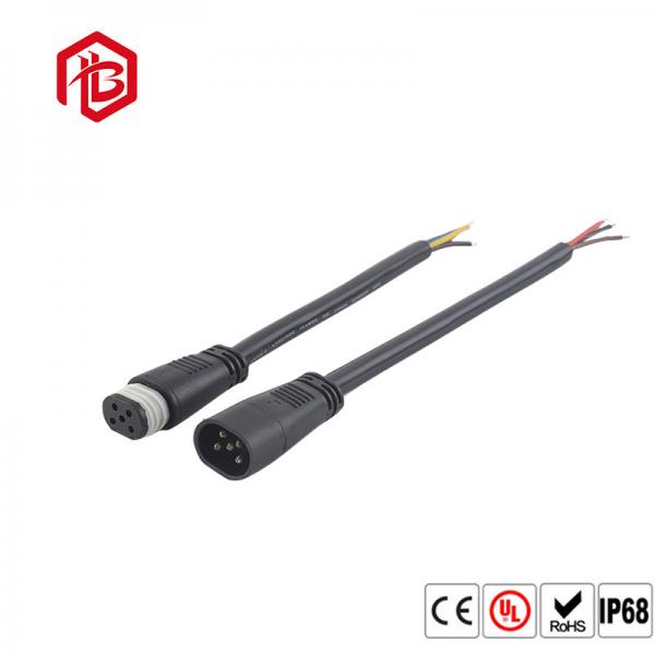 Quality Large Flat 3 4 5 Pin Waterproof Male Female Connector for sale