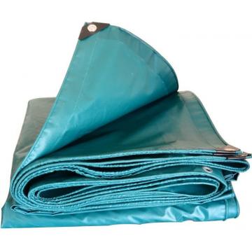 Quality Green 350gsm PVC Tarpaulin Fabric For Truck / Cargo Cover , Anti - Oxidation for sale