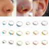 China Fashion Retro Round Beads Nose Ring Nostril Hoop Body Piercing Jewelry factory