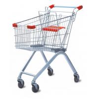 Quality European Style Shopping Cart Trolley Steel Trolley For Supermarket for sale