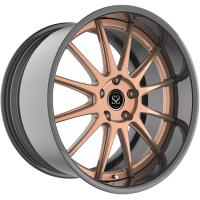 Quality forged 2 - piece sport rim work car wheels 5x130 5x120 5x112 concave for sale