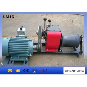 Quality Fast Speed Belt Driven Electric Cable Winch Puller 2.2KW Rated Load For Tower for sale