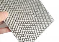 China Antique Brass Plated Metal Mesh Cladding , Brass Color Elevator Cab Wire Mesh factory
