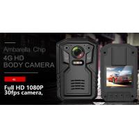 Quality 1080P Full HD 4G Body W orn Camera Waterproof With Real-Time Viewing Control for sale