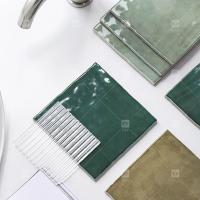 China New Bathroom Shower Kitchen Backsplash High Glossy Glazed Handmade Ceramic Wall Tiles factory