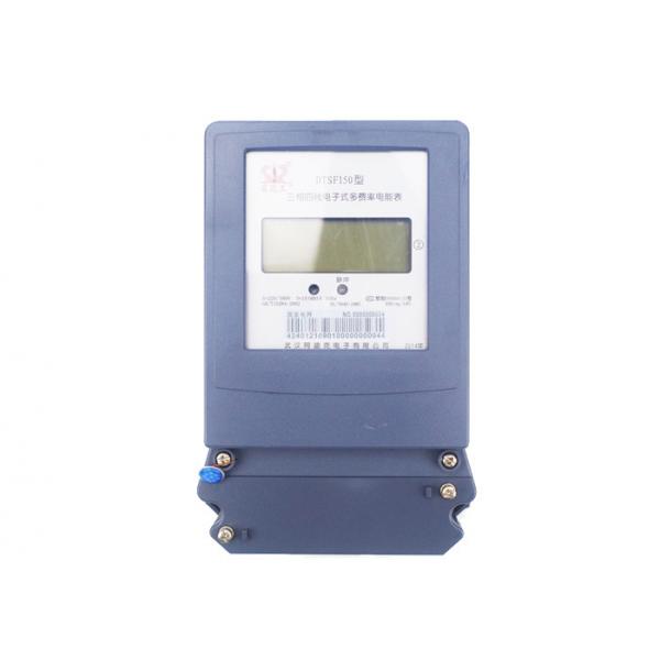 Quality Multi Tariff Three Phase Electric Meter RS485 3 * 220V / 380V For Measuring for sale