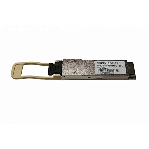 Quality 100m MPO DDM SFP Transceiver Module 100G 850nm Compliant with QSFP28 MSA for sale