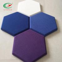 China Moistureproof Hexagon Acoustic Panel Design Harmless Sound Dampening factory