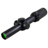 China High Definition 1x 4x Hunting Rifle Scope 24mm Objective Lens factory