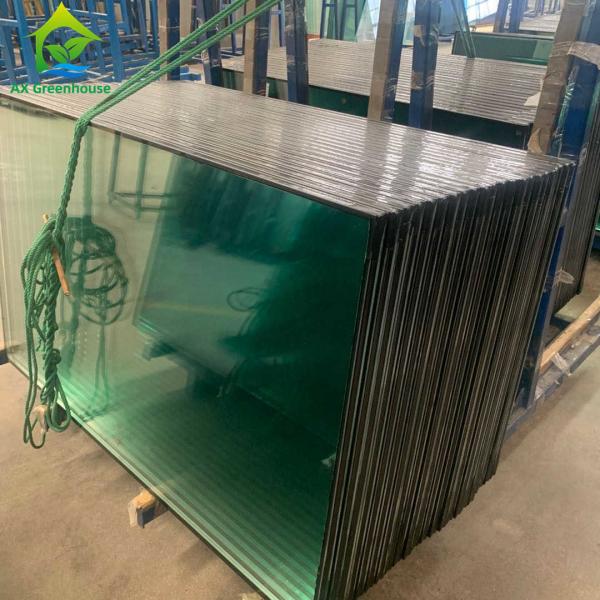 Quality Customized Greenhouse Cover Materials Double Layer Tempered Insulating Glass for sale