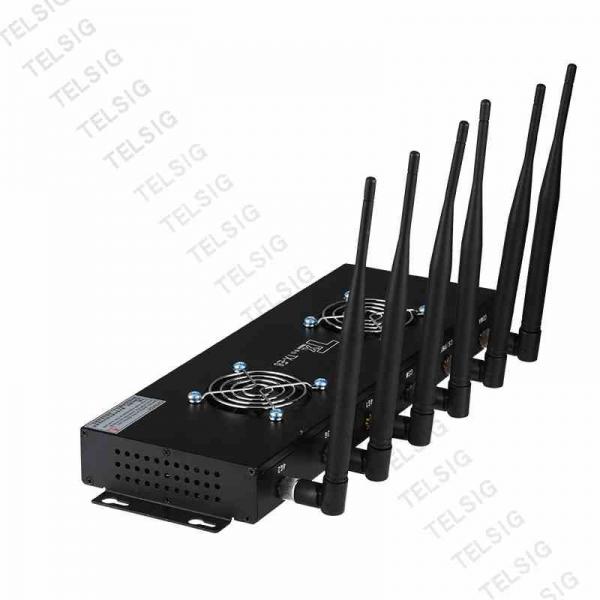 Quality Fixed 24hs Radio Jamming Device , Stable Signal Blocking Cell Phone Signal Blocker Jammer for sale