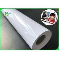China Dye Ink 160g 180g 200g Waterproof Glossy Inkjet Paper 36 X 50m Photo Paper Roll factory