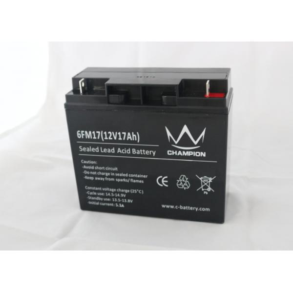 Quality Lightweight 17ah Seal Solar Lead Acid Battery Gel Or AGM Type for sale