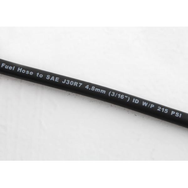 Quality ID 3/16 Inch Smooth Fiber Braided Flexible Fuel Hose For Diesel , Oil Fuel , 20 for sale