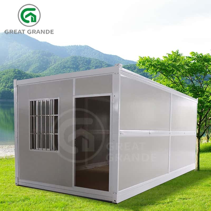 China Temporary Housing Prefab Foldable Container Homes Shockproof ODM factory