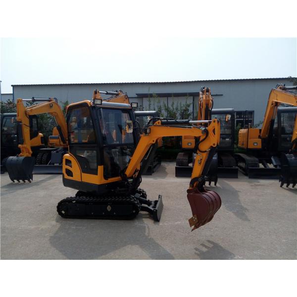 Quality Small Hydraulic Crawler Excavator With Enclosed Cabin / Broken Pipeline System for sale