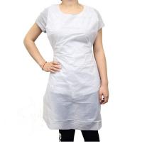 China Compost Biodegradable Disposable Aprons White Blue for Hotel for sale