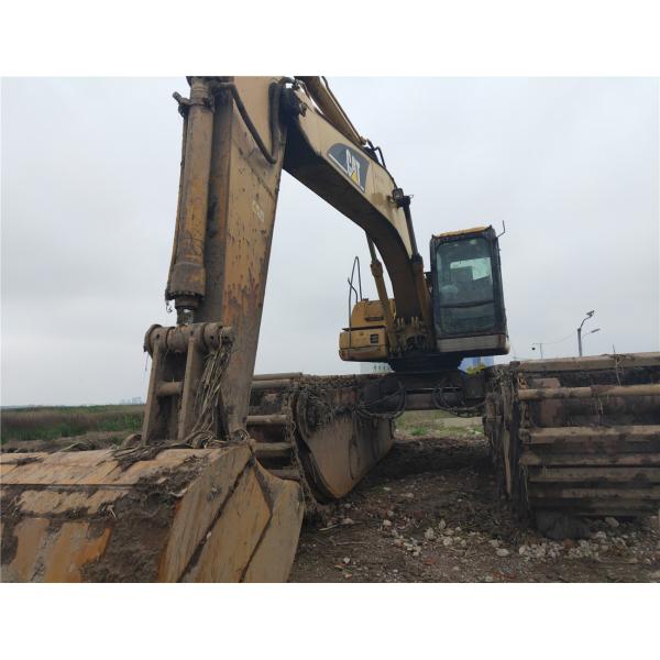 Quality Used 20 Ton Amphibious Excavator, Caterpillar 320c Pontoon Floating Excavator on for sale