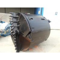 China Drill Pipe Mud Bucket 1200mm Diameter Rock Drilling Bucket With Bullet Teeth factory