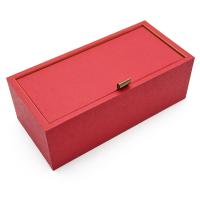 Quality Red Color OEM Customized Cardboard Paper Box For Wine Whiskey Gift for sale