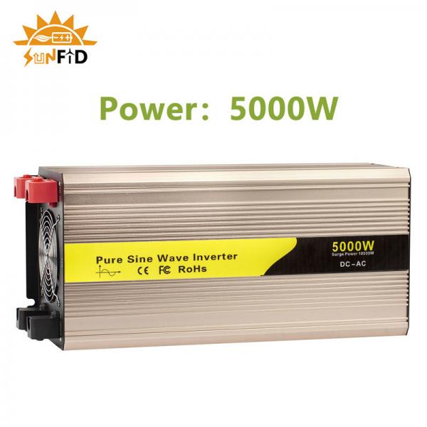 Quality DC To AC 5000 Watt Pure Sine Wave Power Inverter 12V 24V 48V for sale