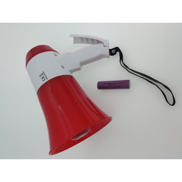 Quality 240-Seconds Record Portable Powered battery Megaphone Police Siren Bullhorn for sale