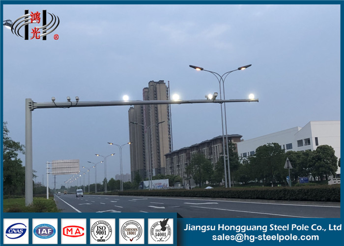 China Custom Made CCTV Camera Pole Cctv Camera Light For Traffic Monitoring factory