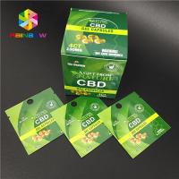 Quality Digital Printing Herbal Incense Packaging CBD Gummy Natural Hemp Gummies Candy for sale