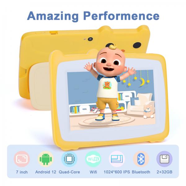 Quality C Idea 7 Inch Kids Touch Screen Tablets Dual Cameras High Definition Screen 2 for sale