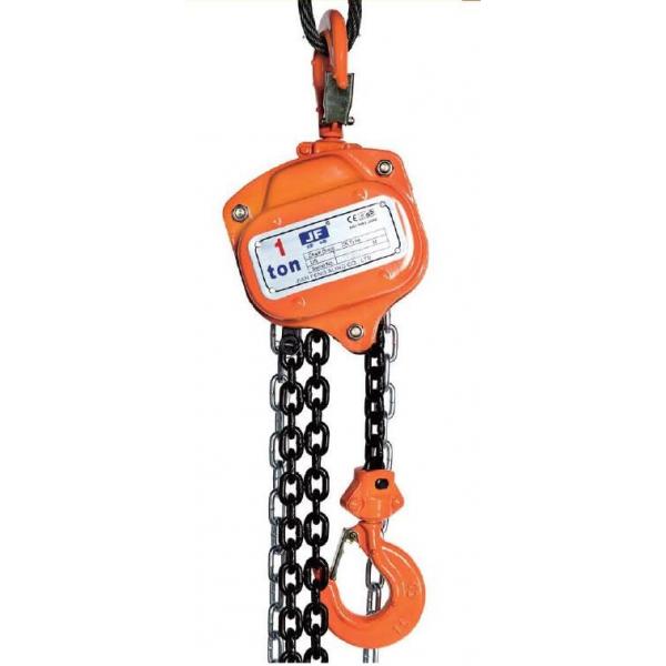 Quality ISO 3077 1 Tonne JCB Chain Pulley Blocks Industrial Lifting for sale