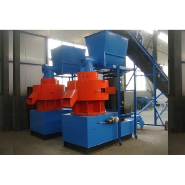 Quality Small Pellet Machine Wood Pelletizer Machine , Double Loop Ring Mold for sale