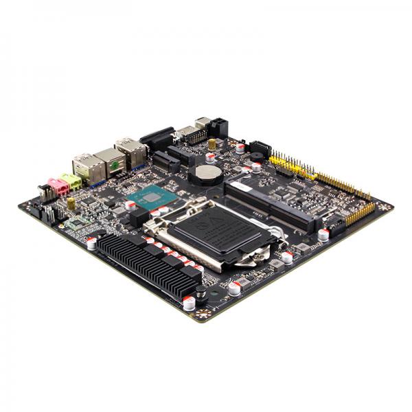 Quality 4-64G Intel 11th Gen Mini ITX Motherboard Two display HDMI VGA for sale
