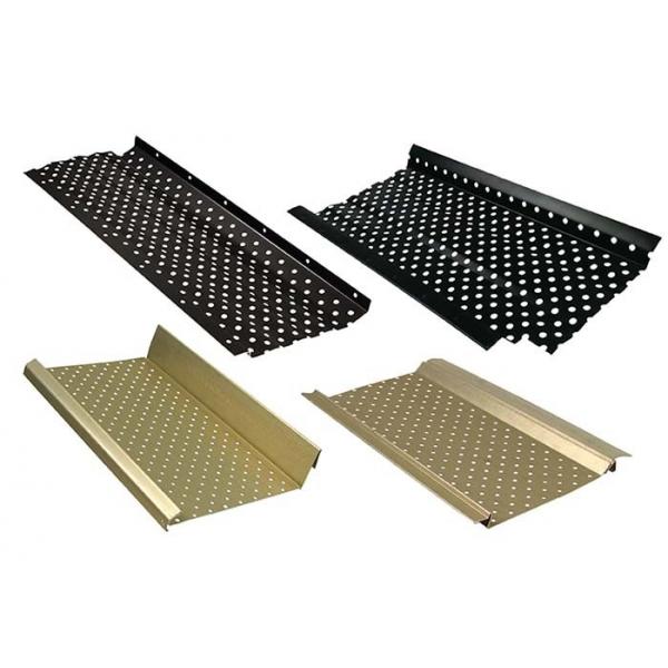 Quality Stainless Steel or Aluminum Perforated Metal Leaf Guards Also Known As Gutter Covers for sale