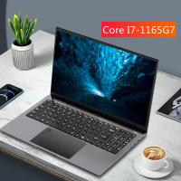 China 15.6 Inch Aluminum Core I7 Cpu 11gen Gaming Processor Laptop 8gb Ram Notebook MX450 2GB Video Card factory