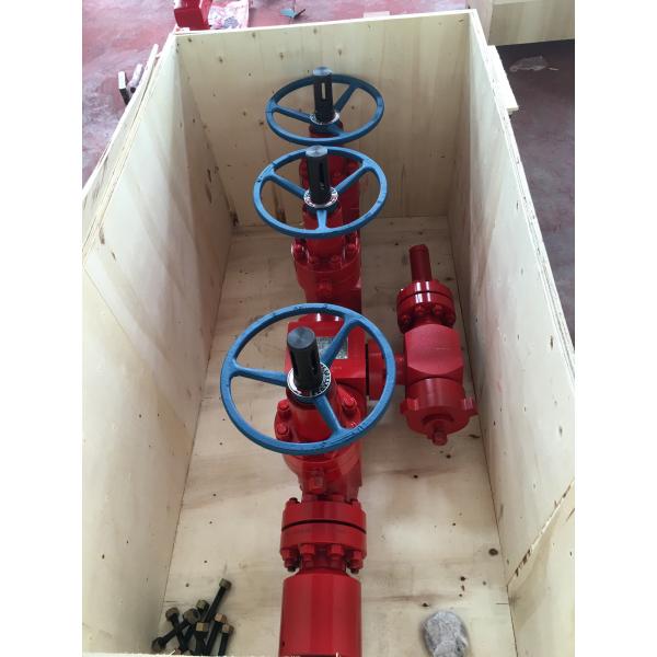 Quality Single Wing Wellhead Oil And Gas Well Christmas Tree 600 Series API 6A Standard for sale