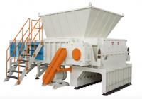 China High Capacity Plastic Waste Recycling Machine Single Axle Shaft Shredder 380V factory