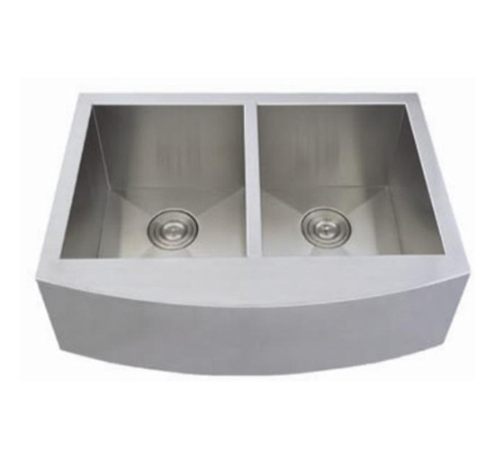 Quality S304 16 Gauge Kitchen Undermount Apron Sink 100% Handmade for sale