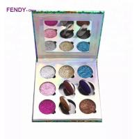 Quality Beautiful High Pigment 9 Color Eyeshadow Palette With Mirror 0.14kg for sale