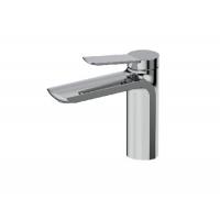 China Single Lever Black Chrome Bathroom Tap Without Pull Rod factory