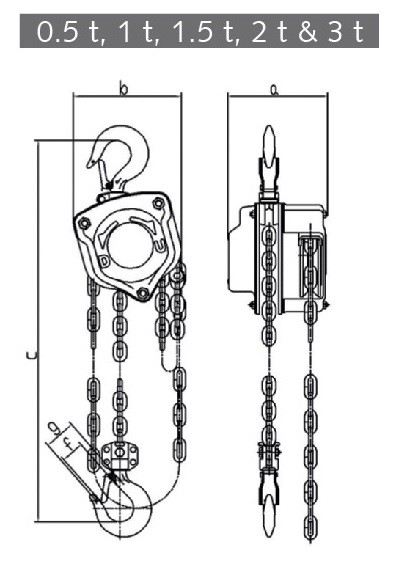 Quality G100 Chain Block Lifting for sale