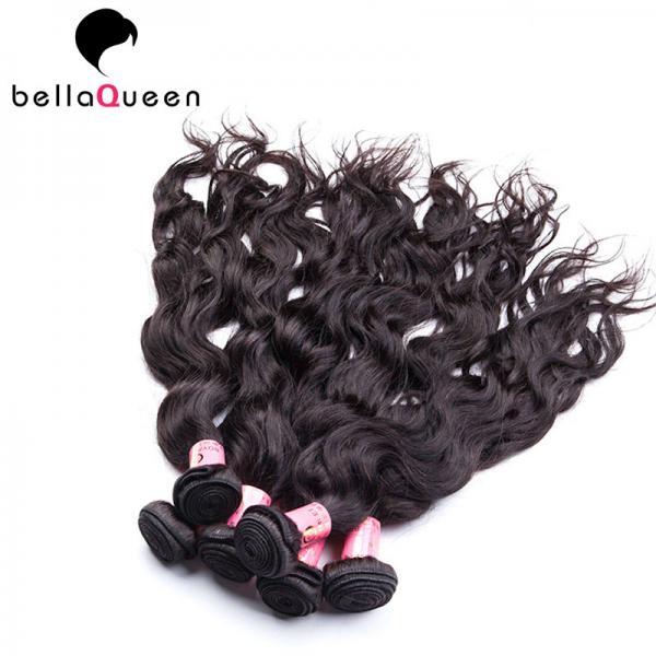 Quality Professional Water Wavy 100% Full Cuticle Short Indian Virgin Hair Bundles for sale