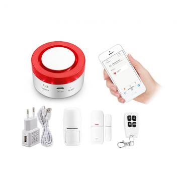 Quality Wireless Smart Home APP Wifi Tuya Host & Siren Alarm System for Intelligent Home for sale