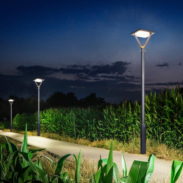 Quality 20W 5V Aluminum Body IP65 Solar Garden Light Square Landscape Lighting For for sale
