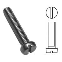China DIN 84 Slotted Cheese Head Machine Screw Self Tapping Metal Screws for sale