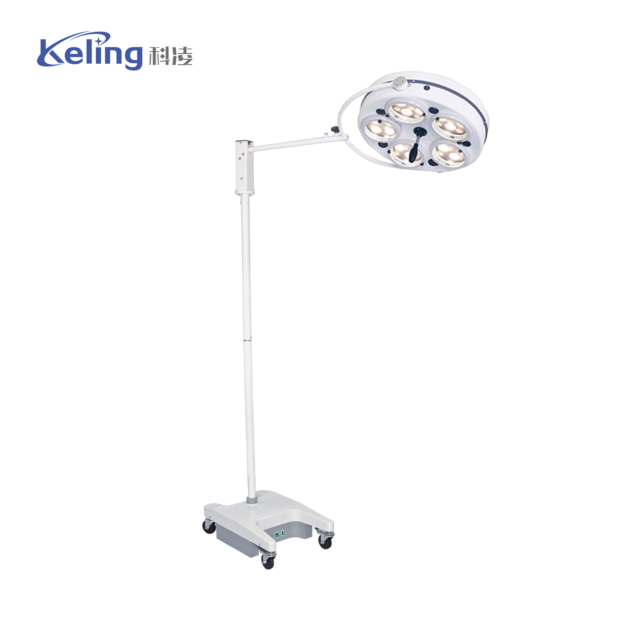 China Ceiling light led Cheapest surgical equipment manufacturer shanghai operating room light led with two heads ISO9001 for sale
