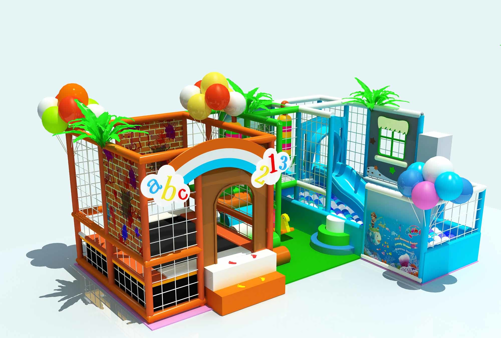 China toddler ocean ball playground indoor family play set indoor playground for one year old factory