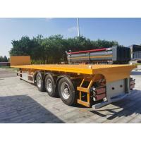 China 3 Axle 32 Foot 40 Foot Flatbed Semi Trailer For Sale factory