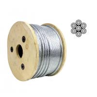 Quality 6mm 8mm 10mm Diameter 6x12 Galvanized Steel Wire Rope Steel Wire Cable for sale